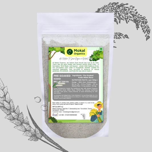 Pre-Soaked Kodo Millet Rava 500g