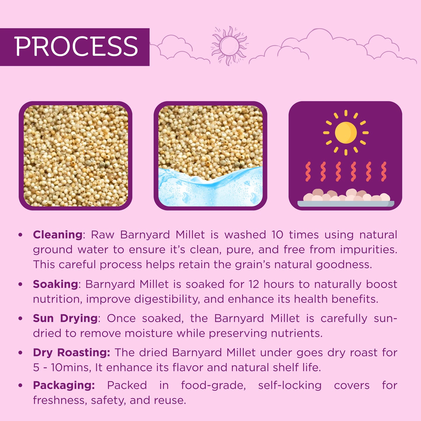 Pre-Soaked Barnyard Millet 1Kg