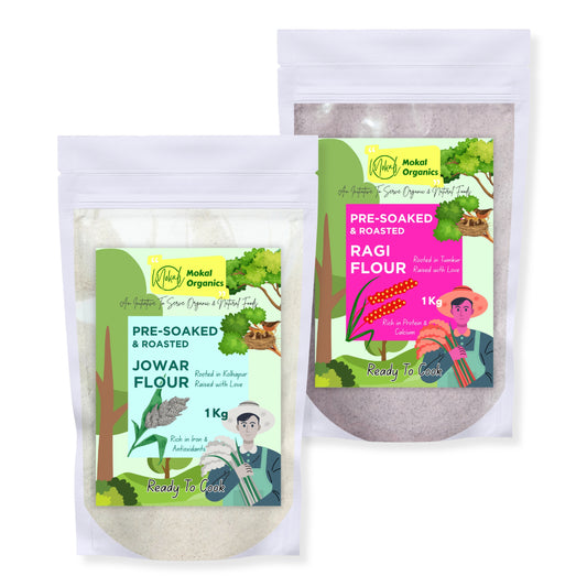 Pre-Soaked Jowar & Ragi Flour 2Kg