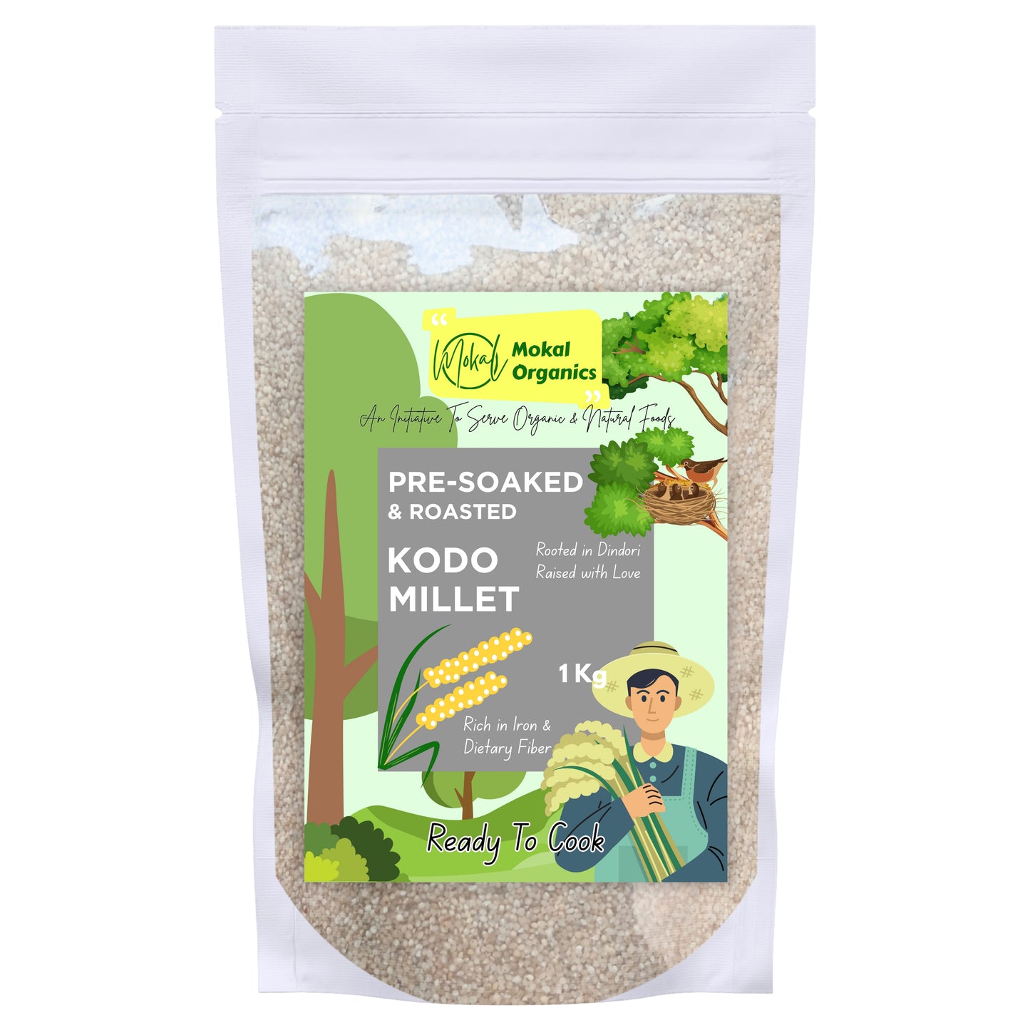 Pre-Soaked Kodo Millet 1Kg