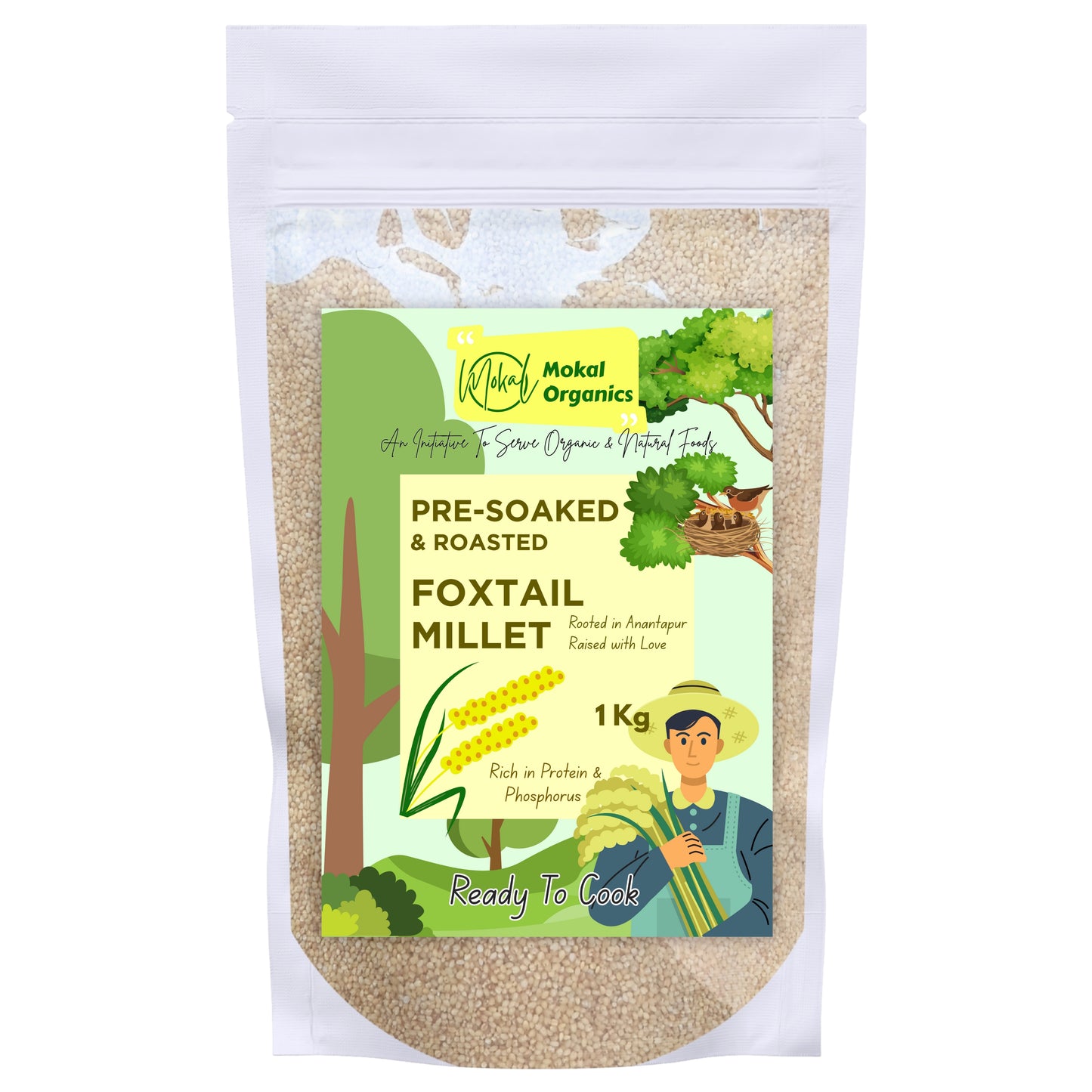 Pre-Soaked Foxtail Millet 1Kg