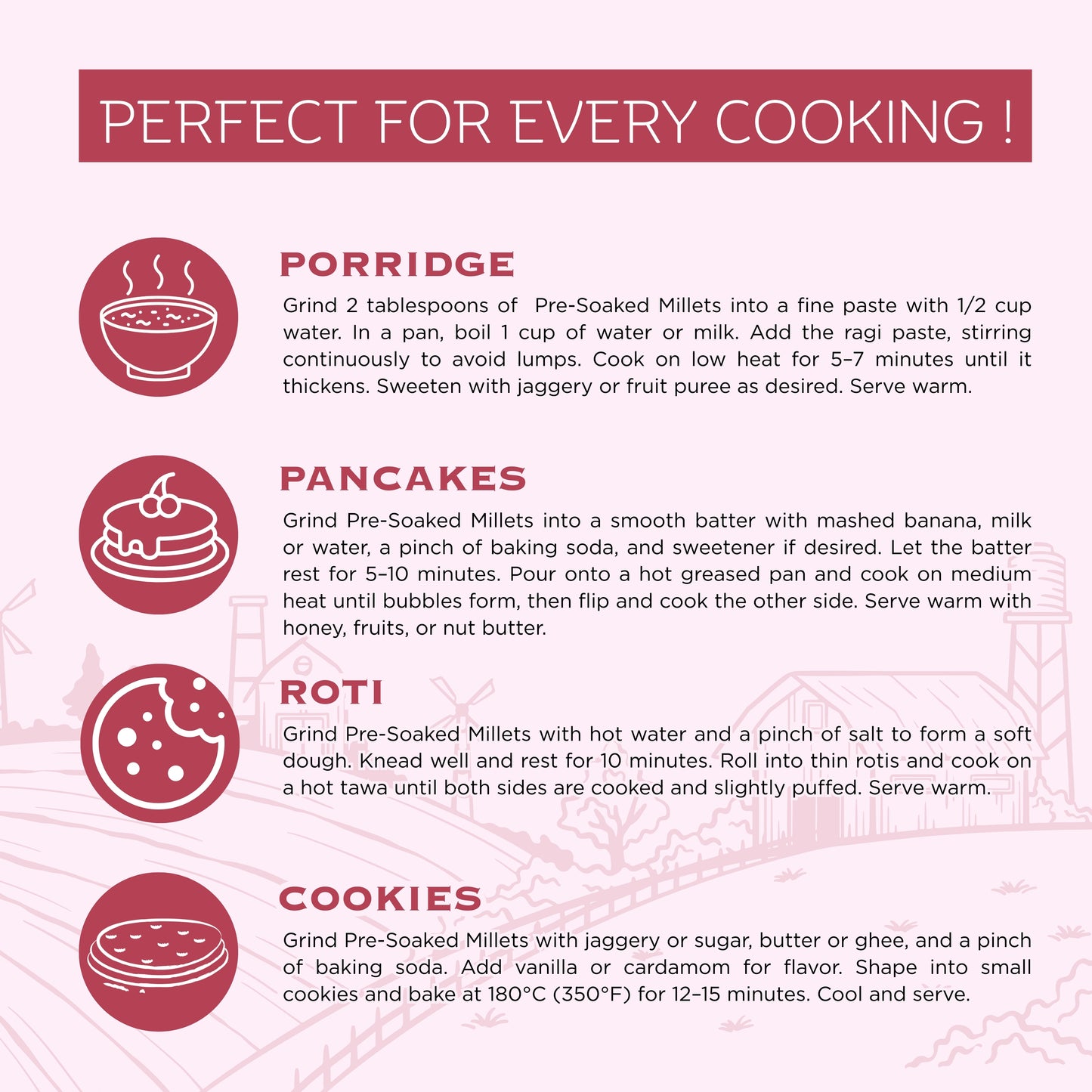 Pre-Soaked Millets 2Kg ( Foxtail & Little )