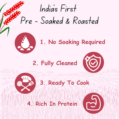 Pre-Soaked Millets 2Kg ( Foxtail & Little )