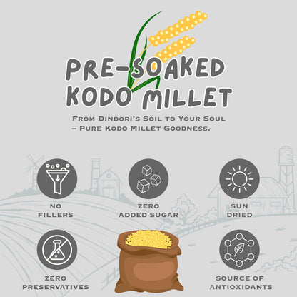 Pre-Soaked Kodo Millet 1Kg