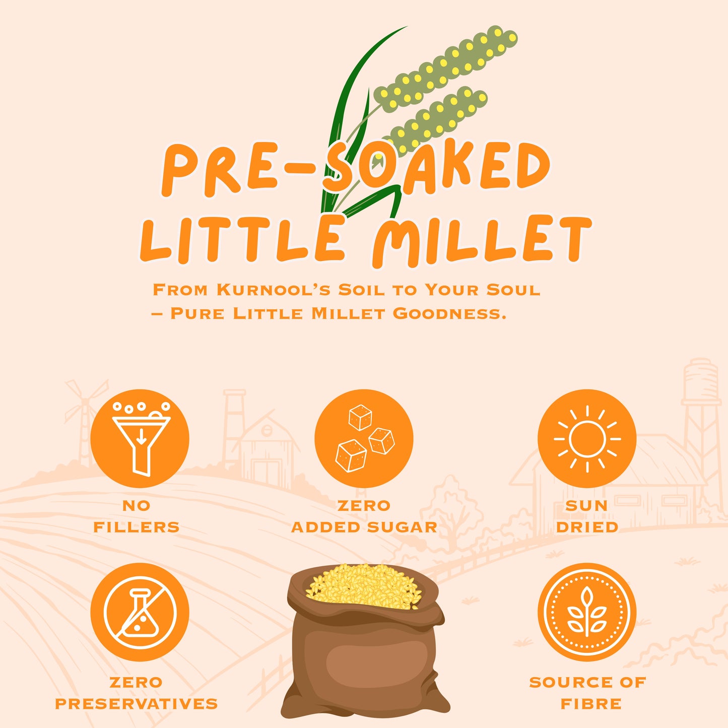 Pre-Soaked Little Millet 1Kg