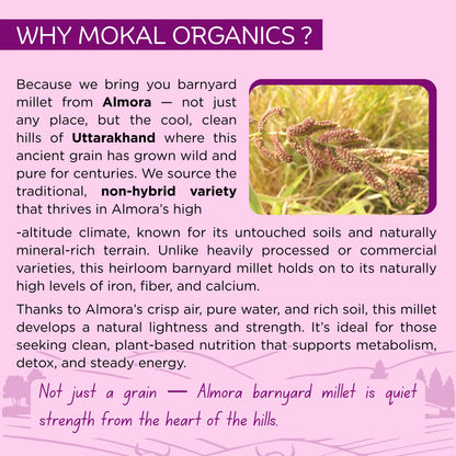 Pre-Soaked Barnyard Millet 1Kg