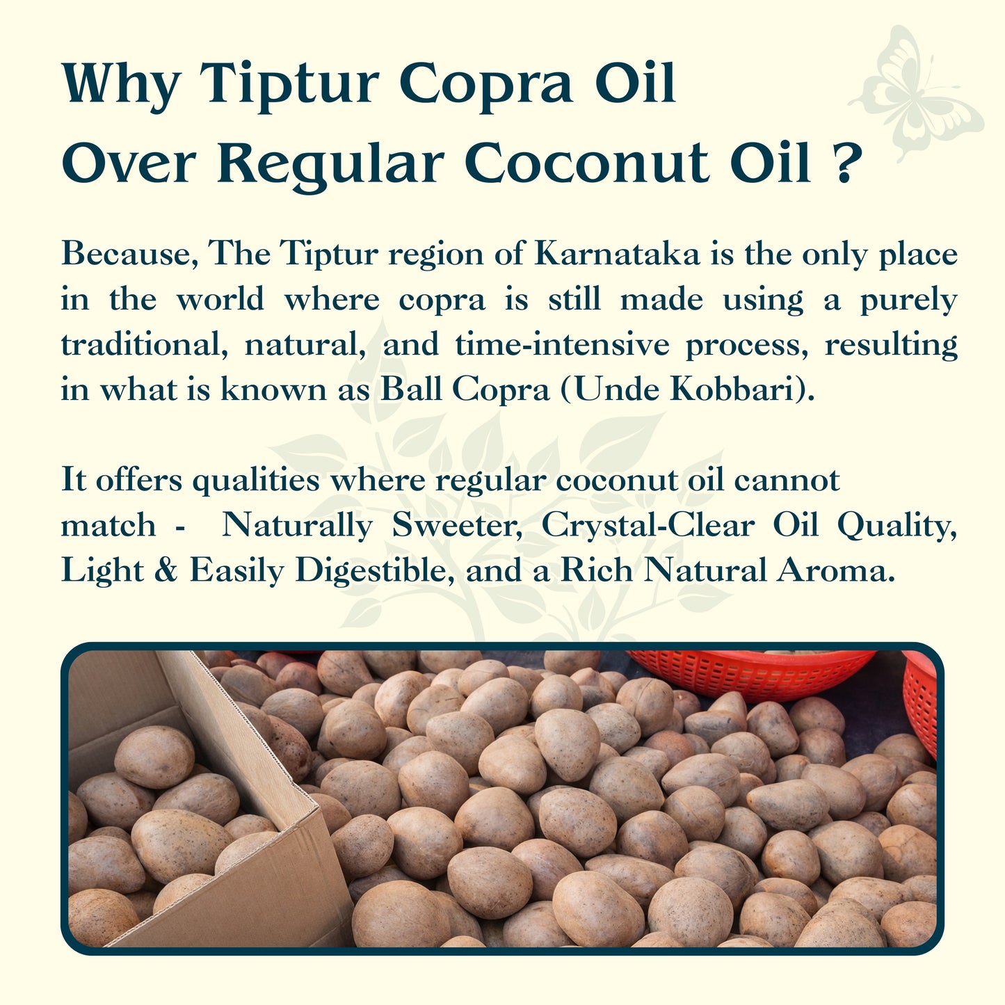 Wood Pressed Coconut Oil 4 Litre | Extracted From World Famous Tiptur Copra