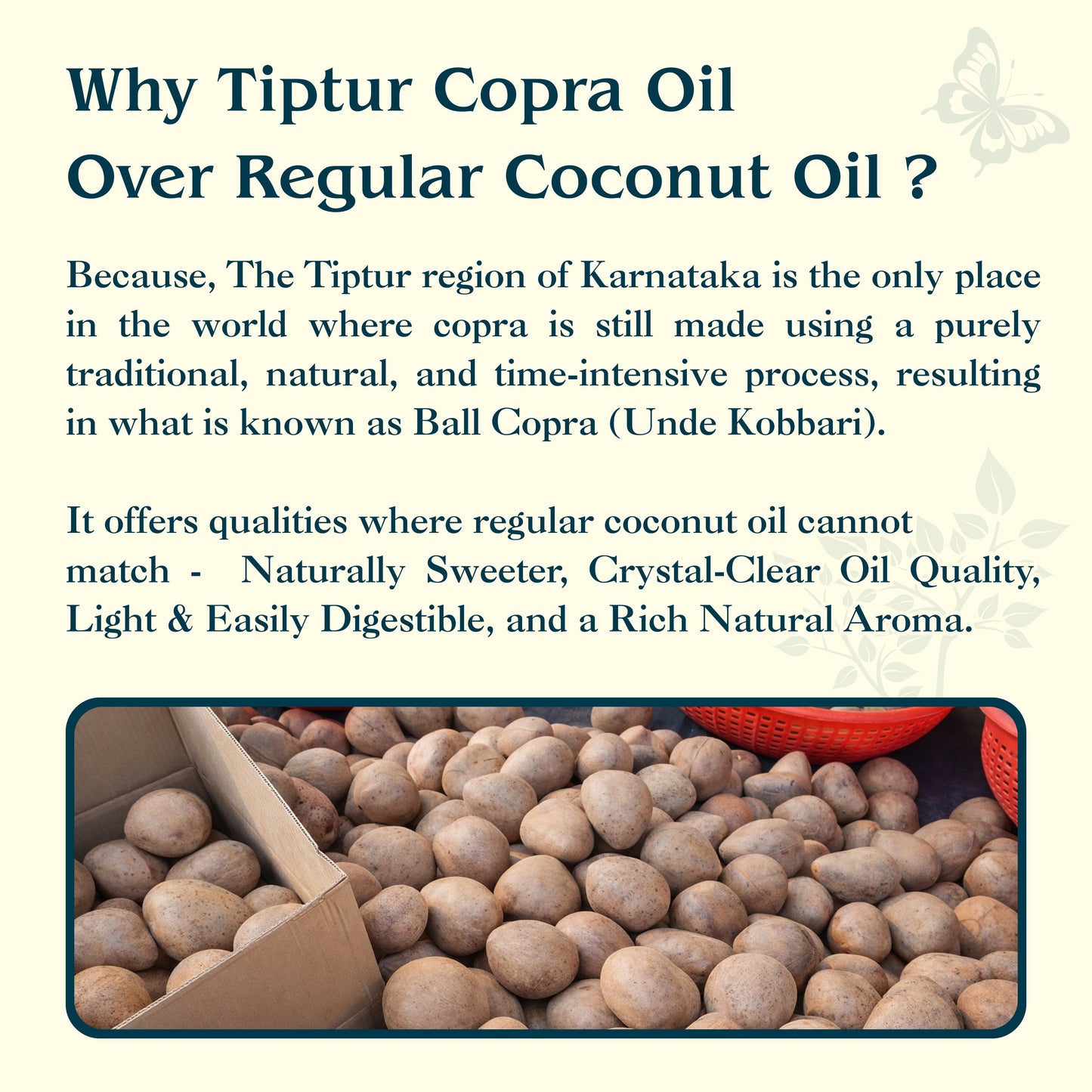 Wood Pressed Coconut Oil 500 ml | Extracted From World Famous Tiptur Copra