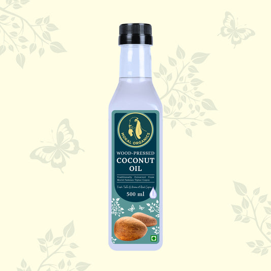 Wood Pressed Coconut Oil 500 ml | Extracted From World Famous Tiptur Copra
