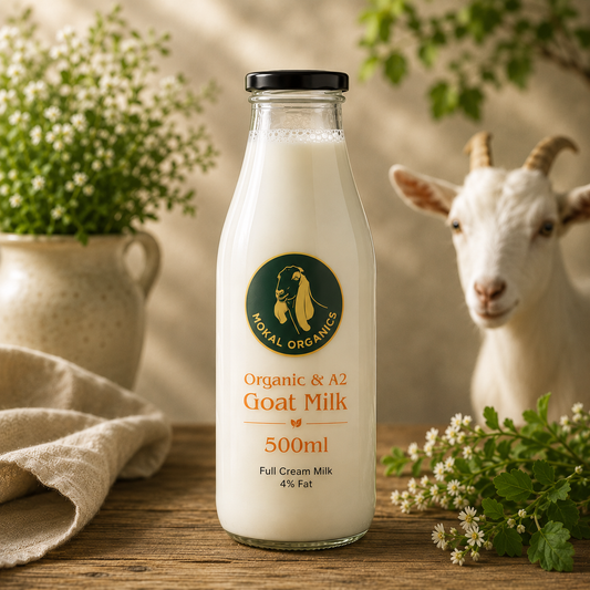 Organic Goat Milk 15 Litres ( 500 ml x  30 Days ) | A2 Protein | Fed with Natural Millets & Ayurvedic Greens & Roots
