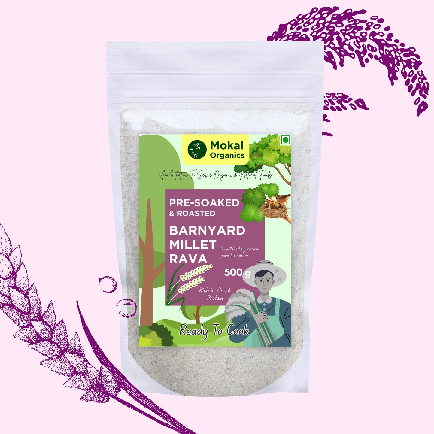 Pre-Soaked Barnyard Millet Rava 500g