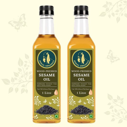 Wood Pressed Sesame Oil 2 Litre | Extracted From A1-Grade Native Variety Sesame