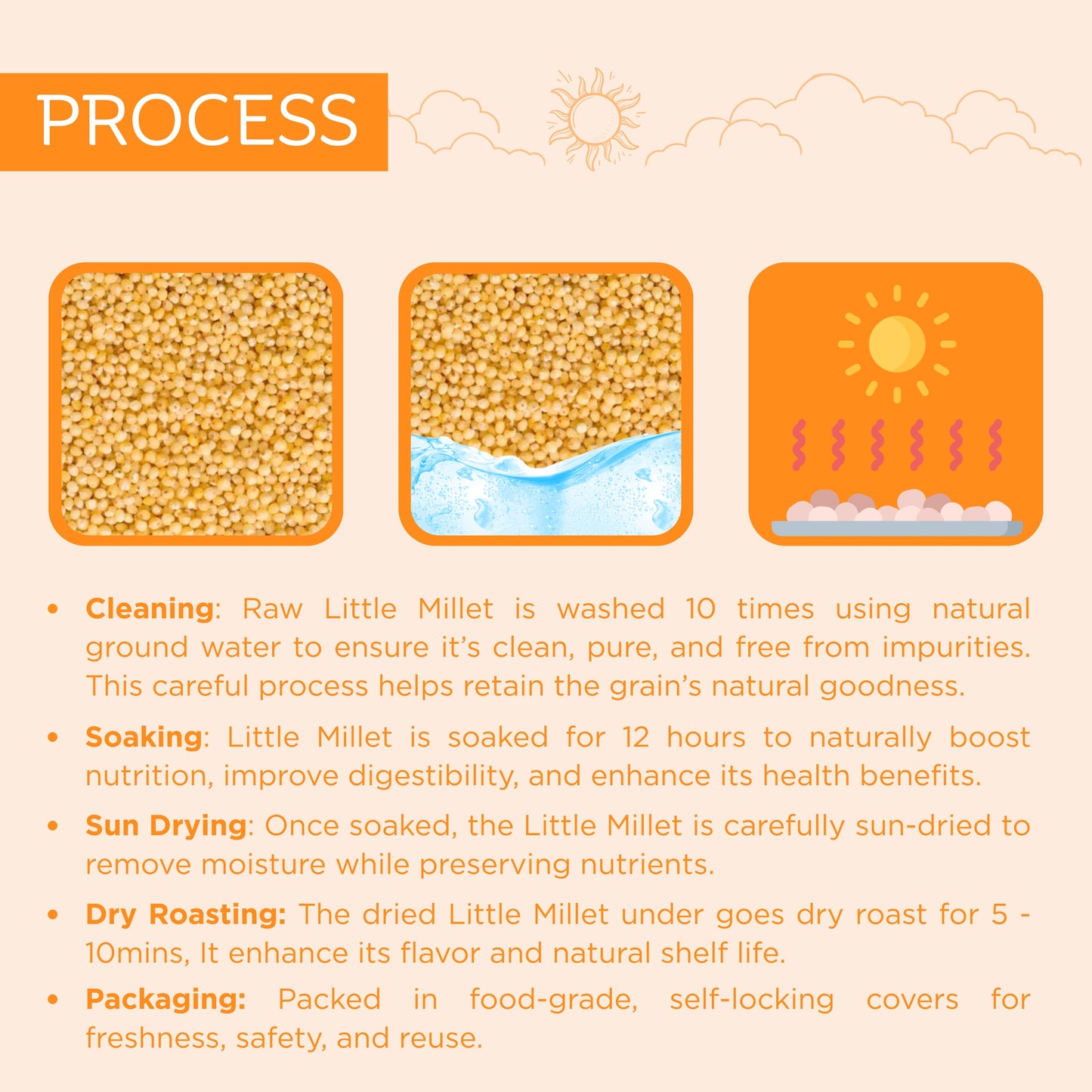 Pre-Soaked Little Millet 1Kg