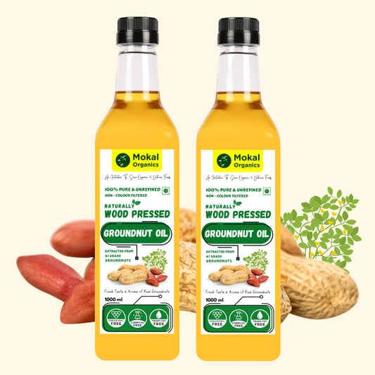 Wood Pressed Groundnut Oil 2 Litre