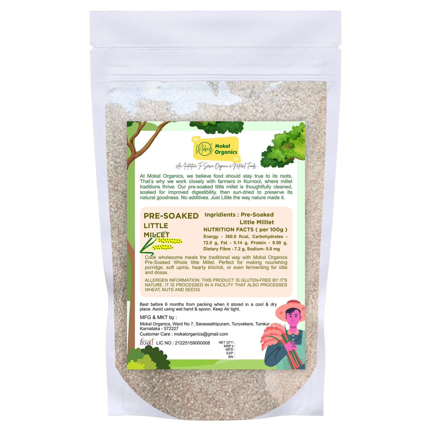 Pre-Soaked Little Millet 1Kg